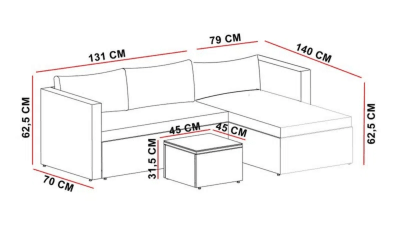 SET LIVING DE TERRAZA NEW AMARALLIS