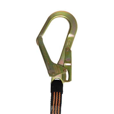 Amortiguador en Y en Cinta Tubular Mosquetón Escala