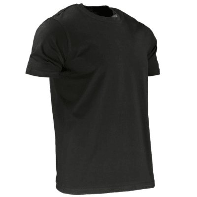 Polera Polo Negra Manga Corta Hombre