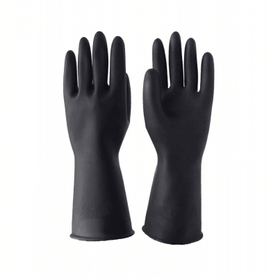 Guante Albañil Negro - Latex