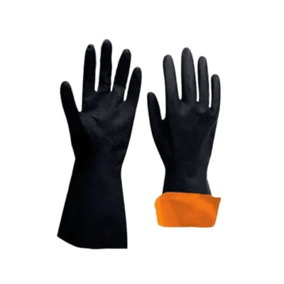 Guante Albañil Negro - Latex