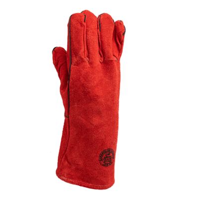 Guante Descarne Soldador Rojo