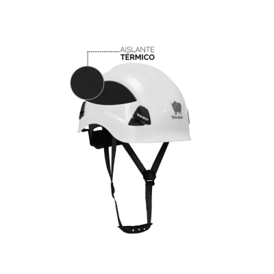CASCO DE SEGURIDAD  BLANCO CON VISERA - YAKO1