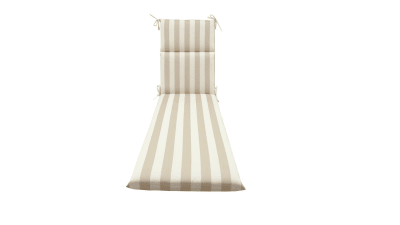 COJIN REPOSERA POLY RAYAS BEIGE/BLANCO