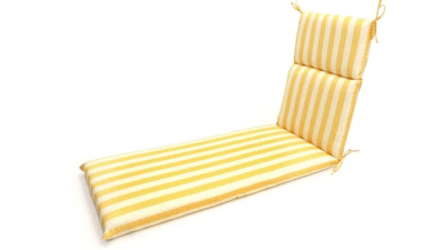 COJIN REPOSERA POLY RAYAS  MOSTAZA - BLANCO