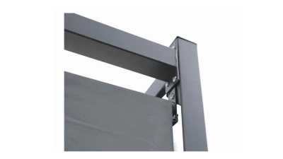 PERGOLA METALICA SQUARE 3 x 3 x 2.3 - ALBANY - GRIS OSCURO