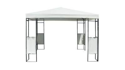 PÉRGOLA METALICA  2.5x3x3 M BLANCO