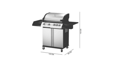 PARRILLA 4 QUEMADORES + LATERAL ABERDEEN