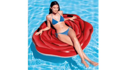 FLOTADOR INFLABLE ROSA - 137X132 CM