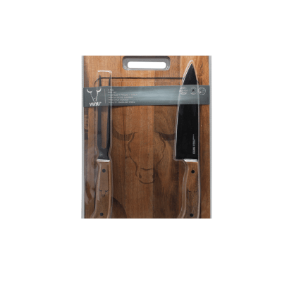 TABLA + CUCHILLO + TENEDOR