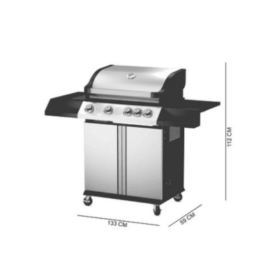 PARRILLA 4 QUEMADORES + LATERAL ABERDEEN PARRILLA 4 QUEMADORES + LATERAL ABERDEEN