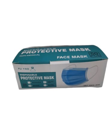 MASCARILLAS TRES PLIEGUES  50 UNIDADES