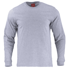 Polera Polo Manga Larga Gris Hombre