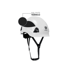 CASCO DE SEGURIDAD  BLANCO CON VISERA - YAKO