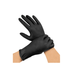 GUANTE RAVEN NITRILO TEXTURIZADO NEGRO 8.0 GR