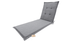 COJÍN REPOSERA OLEFIN 195X60 CM - GRIS