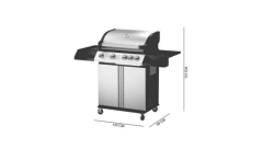 PARRILLA 4 QUEMADORES + LATERAL ABERDEEN