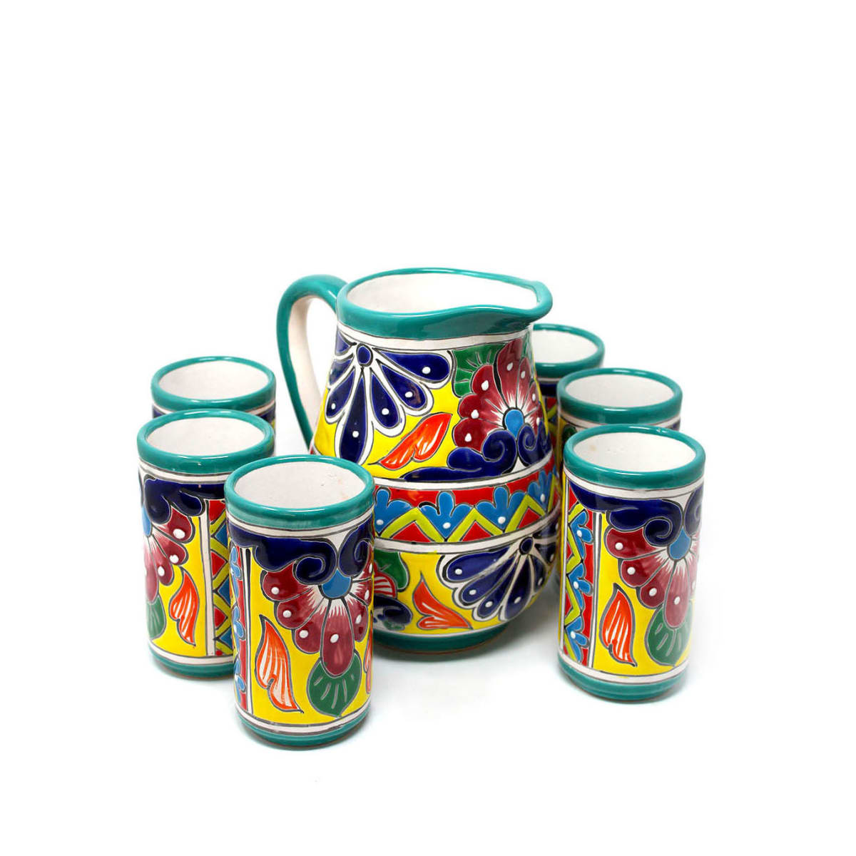 JUEGO JARRA CON SEIS VASOS | Casa Milagros