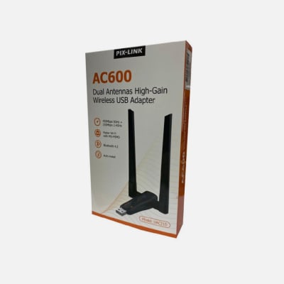 ADAPTADOR WIFI USB 3.0 AC600 PIX-LINK 450MBPS UAC21101