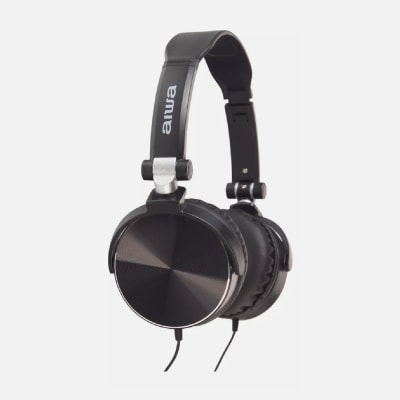 AIWA - AUDIFONO CABLE ON EAR AW X107 NEGRO1