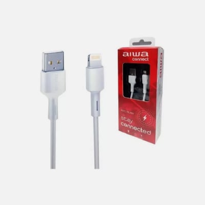 AIWA - CABLE IPHONE 1.2 M BLANCO AWCS1L4W1