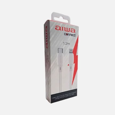 AIWA - CABLE TYPE C TO IPHONE1.2MT AWCS1CL4W1