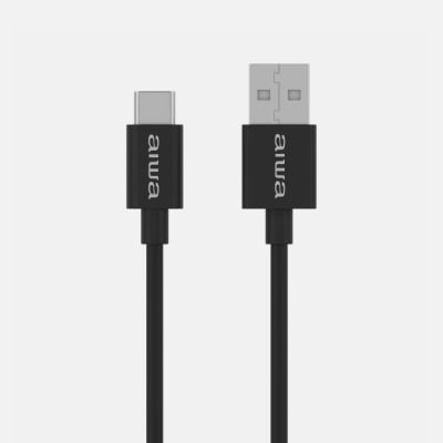 AIWA - CABLE USB A TIPO C 1MT 3A PANTALLA LED AWC3A