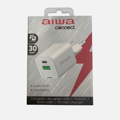 AIWA - CARGADOR PARED USB-C AW-PD30W1