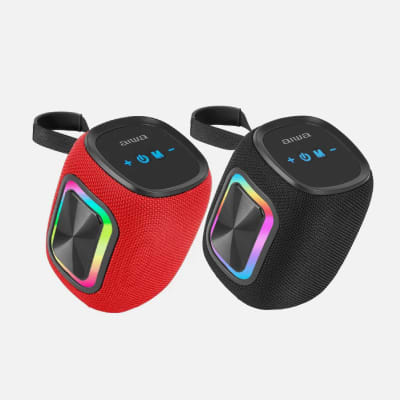 2 x AIWA - PARLANTE BT 12W AWKB61 (NEGRO+ROJO}