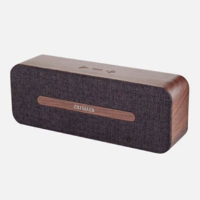 AIWA PARLANTE PORTATIL  BT AWP-70BT MARRÓN1