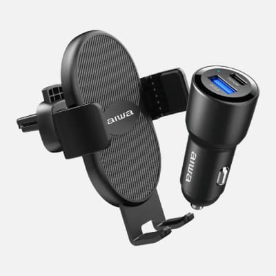 AIWA - SOPORTE + CARGADOR +CABLE TIPO C AW-H83C
