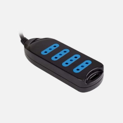 ALARGADOR ZAPATILLA PHILCO NEGRA 3 METROS 4 POSICIONES