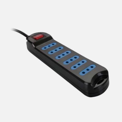 ALARGADOR ZAPATILLA PHILCO NEGRA 3 METROS 6 POSICIONES1
