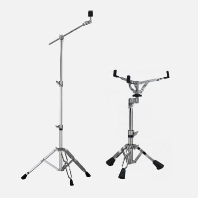 ATRIL DE CAJA DOBLE REFUERZO SS-650WA + SOPORTE PARA PLATILLOS DOBLE REFUERZO C/BOOM CS-665A + ATRIL