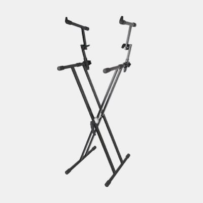 ATRIL DE TECLADO DOBLE X RHINO 74RHIKEY031