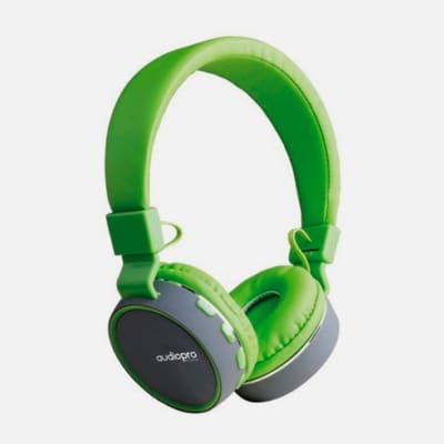 AUDIFONO HEADBAND BLUETOOTH AUDIOPRO AP02010 GREEN1