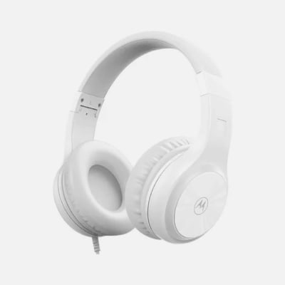 AUDIFONO MOTOROLA PULSE 120 C/CABLE MANOS LIBRES BLANCO1