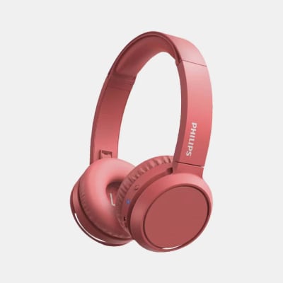 AUDIFONO PHILIPS OVER EAR BT TAH4205 ROJO1