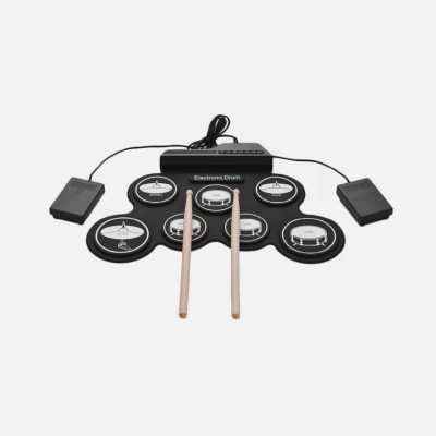 BATERÍA ELECTRÓNICA DIGITAL 7 PAD 2 MINI PEDALES DBLUE DBG12841