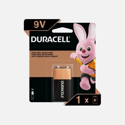 BATERIA 9V ALCALINA DURACELL