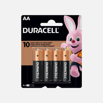 BLISTER DE PILAS ALCALINAS AA X4 DURACELL