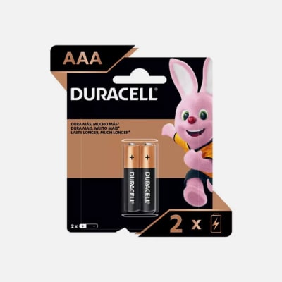 BLISTER DE PILAS ALCALINAS AAA X2 DURACELL1