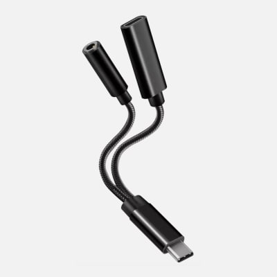 CABLE ADAPTADOR 2 EN 1 USB-C - 3.5MM MOTOMO MO-AD5 ADAPT05