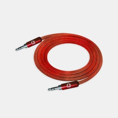 CABLE AUDIO 3.5 A 3,5 PVC PTA MTL ROJO 1 M1