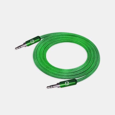 CABLE AUDIO 3.5 A 3,5 PVC PTA MTL  VERDE 1 M1