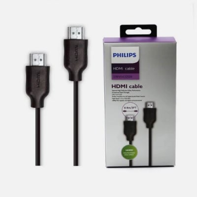 CABLE HDMI 3.0 MTS NEGRO PHILIPS SWV1438BN1