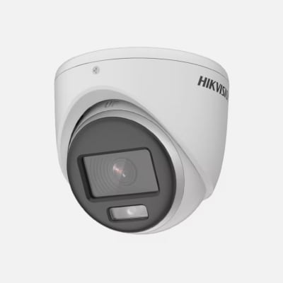 CAMARA DOMO HD TVI COLORVU, 2MP, LUZ BLANCA 20M, 2.8MM,  HIKVISION CC57621