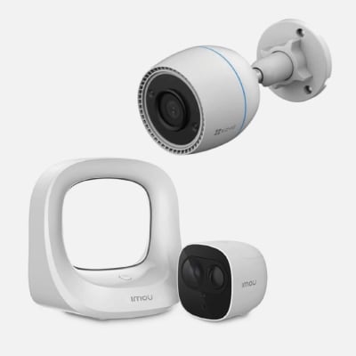 CAMARA EZVIZ EXT. FIJA FHD CS-H3C-R100-1K2WF + KIT CAMARA CELL PRO IMOU INAL B26EN + ESTACION BASE1