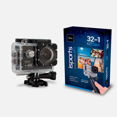 MLAB CAMARA I SPORTS PRO 4K BLACK + KIT FOTO ISPORT PRO 32 ACC. CAM