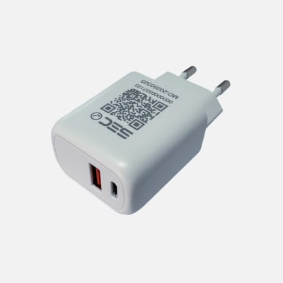 CARGADOR QUICK CHARGE 30W PD, PUERTOS USB-A Y TIPO-C PD 3.01